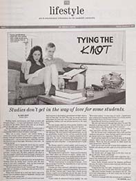 Un artículo en el periódico de Vanderbilt University que presenta a Josh y Carolyn Denny.